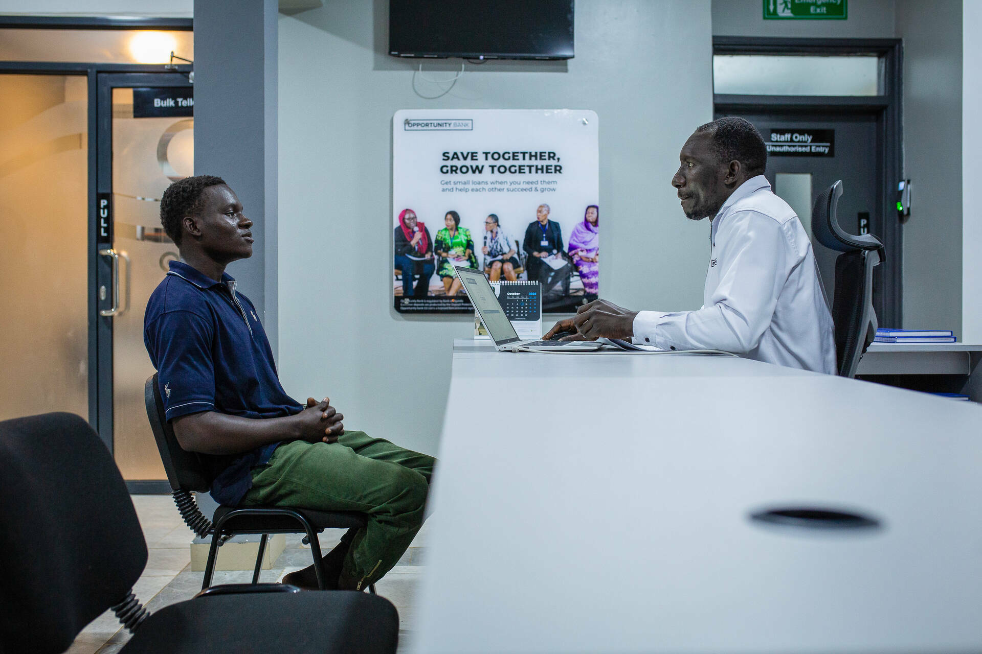 A banking client of OBUL. The bank’s financial literacy training and support helped him grow his business and savings.