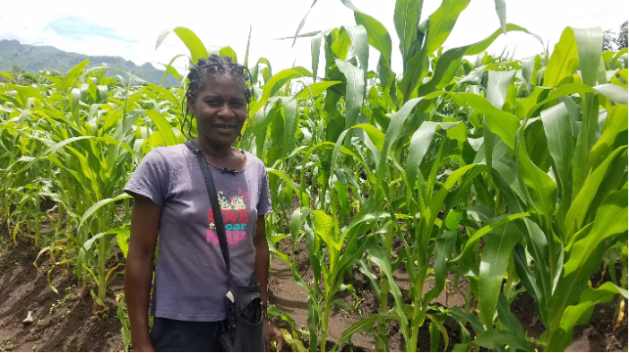 Marshall on her farm.