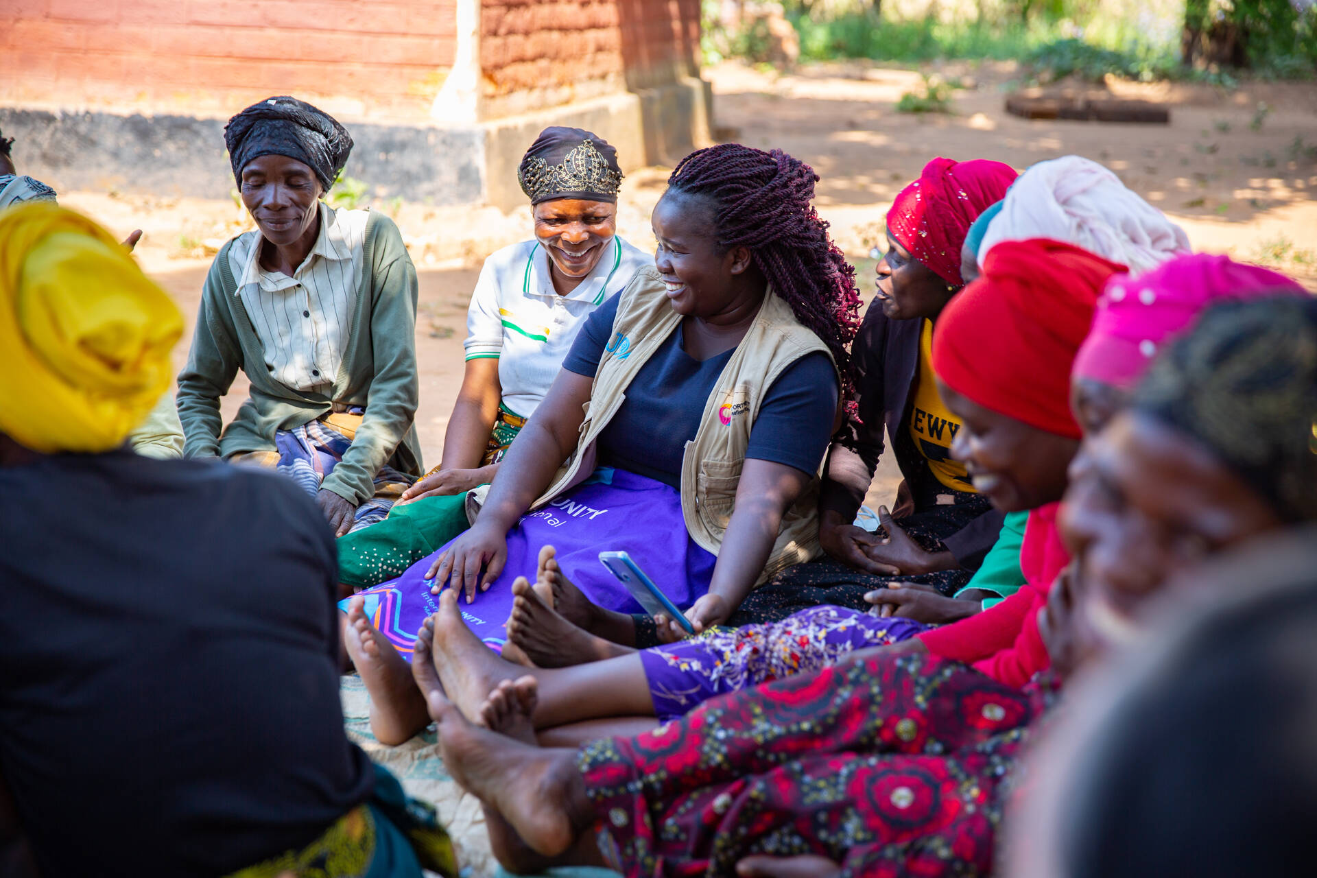 A women’s savings group meeting in Malawi.